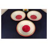 Longaberger melamine sunny day bowl red