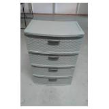 Sterlite 4 drawer storage cabinet