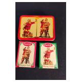 Coca-Cola Santa Claus playing cards & tin