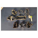 Assorted cookie cutters
