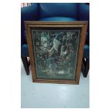 Framed wizard print