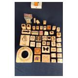 Assorted rubber stamp lot