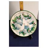 Two turtledoves decorative plate