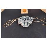 Longaberger paisley jewelry pouch