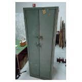Metal storage cabinet
