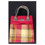 Longaberger homestead plaid tote
