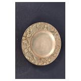 Longaberger pewter candle plate
