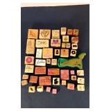 Assorted rubber stamp lot