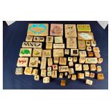 Assorted rubber stamp lot