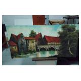 Oil landscape on canvas
