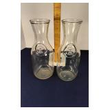 Paul Masson glass wine carafe (2)