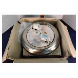 Brushed nickel ceiling light fixture