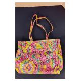 Longaberger colorful tote