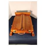 Collapsible painting easel w/ storage case