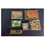 Assorted rubber stamp lot