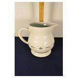 Longaberger Pottery ceramic pitcher