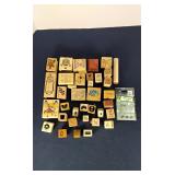 Assorted rubber stamp lot