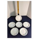 Crown Nouveau bread plates