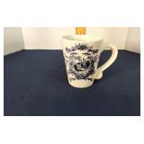 California pantry blue & white mug