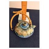 Asian pottery teapot
