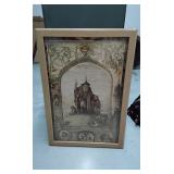 Framed Lord of the Rings poster