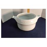Kaiser West Germany white porcelain soup tureen
