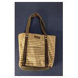 Longaberger checkered tote