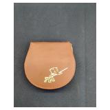 Ground leather travel kit