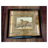 Framed & mat Samburu leopard print