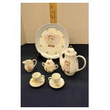 Victoria's Garden raggedy Ann & Andy tea set