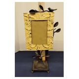 Cast iron & metal photo frame