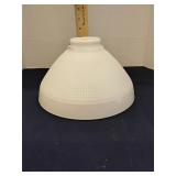 Vintage milk glass torchiere lamp shade