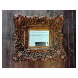 Exquisite gilt framed mirror