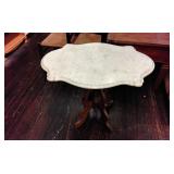 Victorian style marble top table