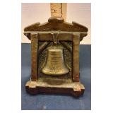 Liberty bell copper clad bookend