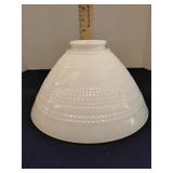 Vintage milk glass torchiere lamp shade