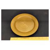 Hall Brown ceramic stoneware plate