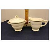 Homer Laughlin creamer & sugar dish