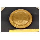 Hall Brown ceramic stoneware plate