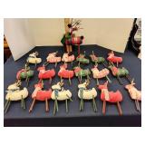 Plush Christmas deer lot