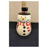 Snowman cookie jar