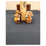 Hallmark Chipmunk pilgrim salt & peppers shakers