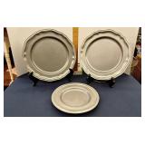 Pewter plates (3)