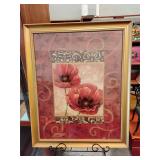 Framed wall art