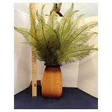 Decorative vase w/ artificial plant