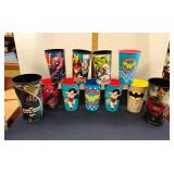 Super Hero plastic tumblers