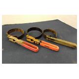Oil filter wrenches (3)