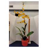 Terracotta pot w/ artificial flower