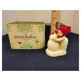 Dpt 56 Snowbabies trust me wear this figurine