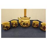Pottery tea set
